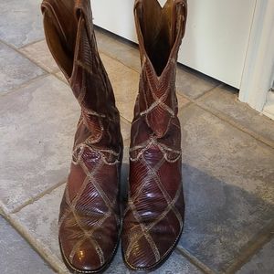 Vintage Tony Lama leather boots